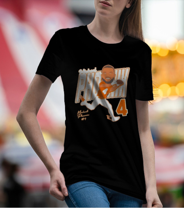 Michael Phoenix #4 Sam Houston Bearkats Signature Player Cartoon T-Shirt