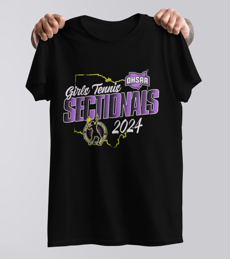 OHSAA Girls Tennis Sectionals 2024 Ohio State T-Shirt