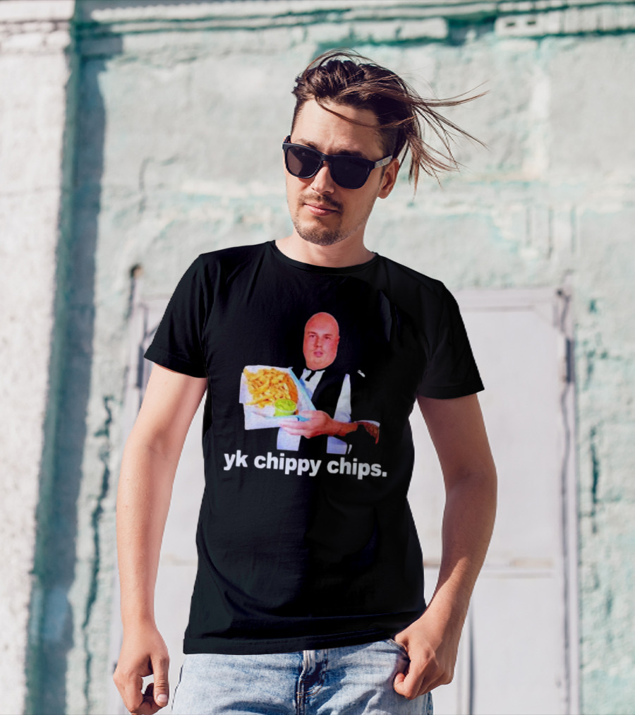 Cole Palmer YK Chippy Chips Dude Holding Fries T-Shirt