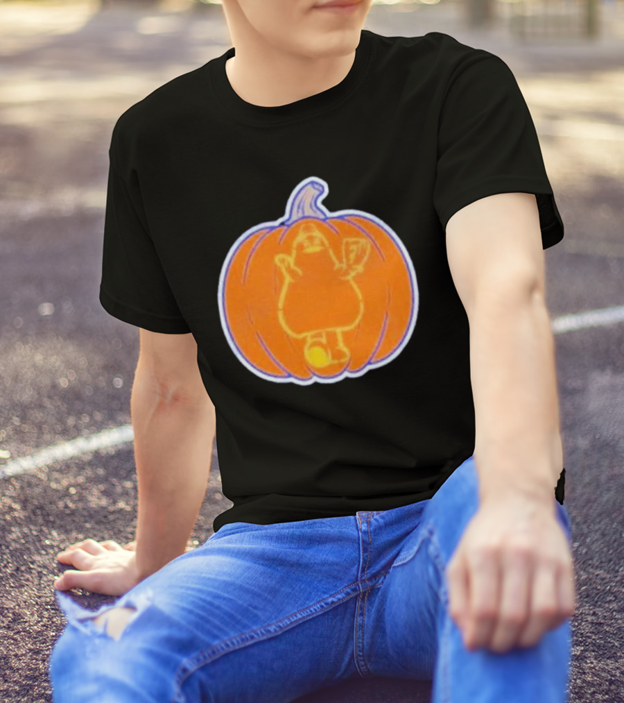 Playoff Pumpkin Grimace New York Mets Halloween Baseball T-Shirt