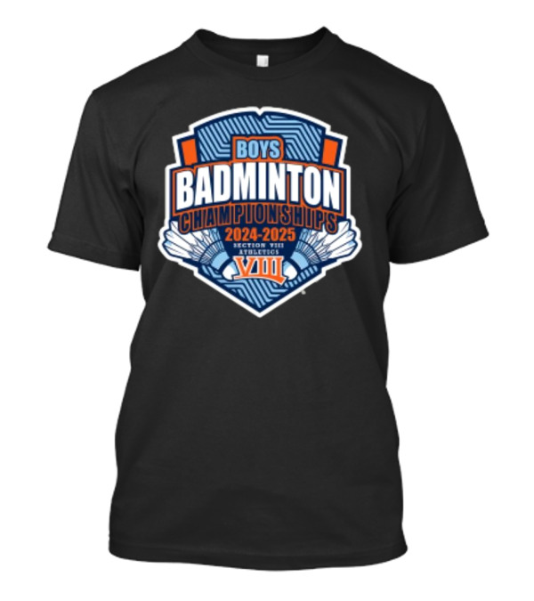 Boys 2024-2025 Section VIII Athletics Badminton Championships T-Shirt