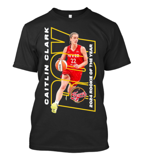 Caitlin Clark Indiana Fever 2024 WNBA Rookie Of The Year T-Shirt