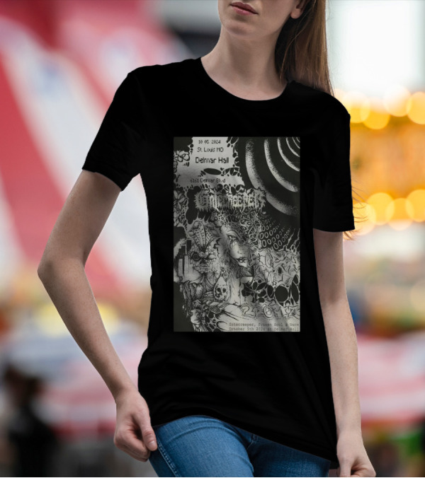 Gatecreeper Frozen Soul St. Louis Delmar Hall October 5 2024 Tour T-Shirt
