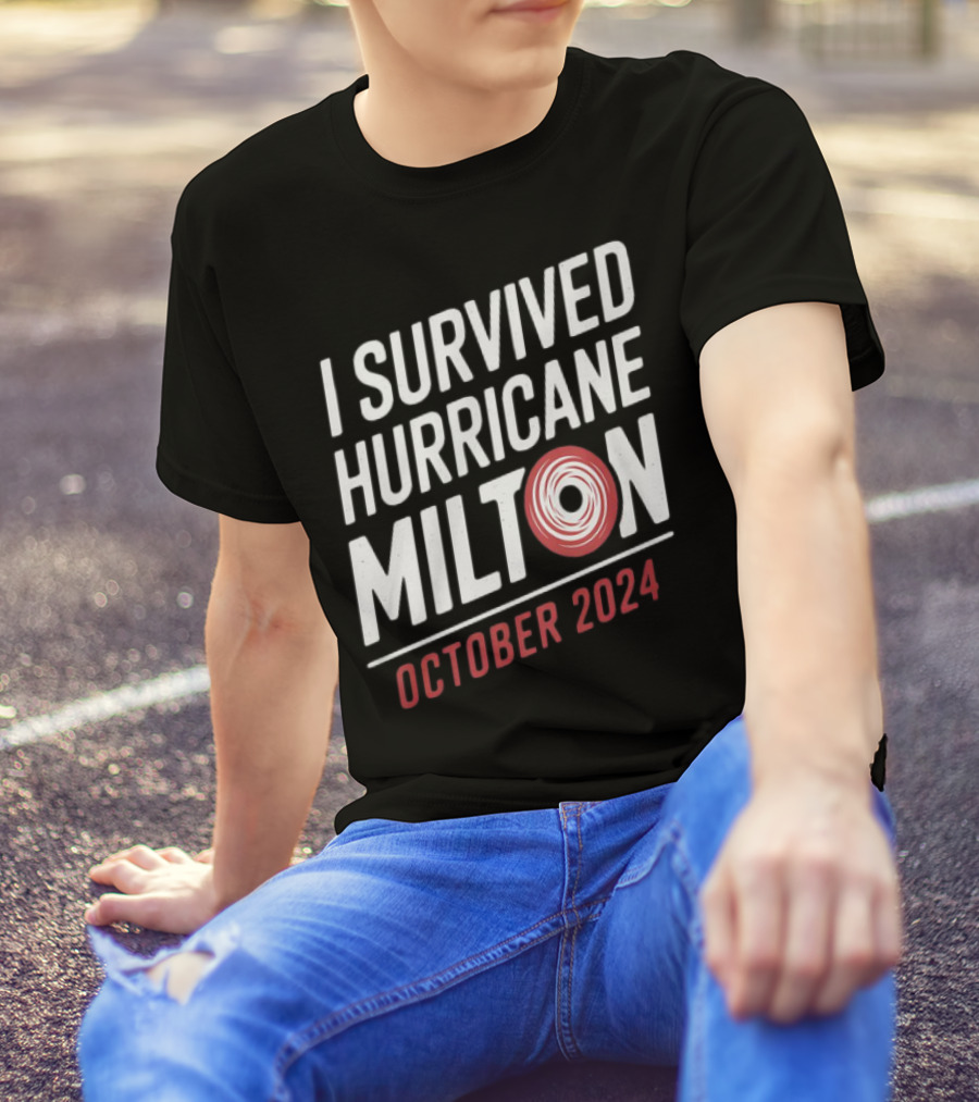 I Survived Hurricane Milton October T-Shirt