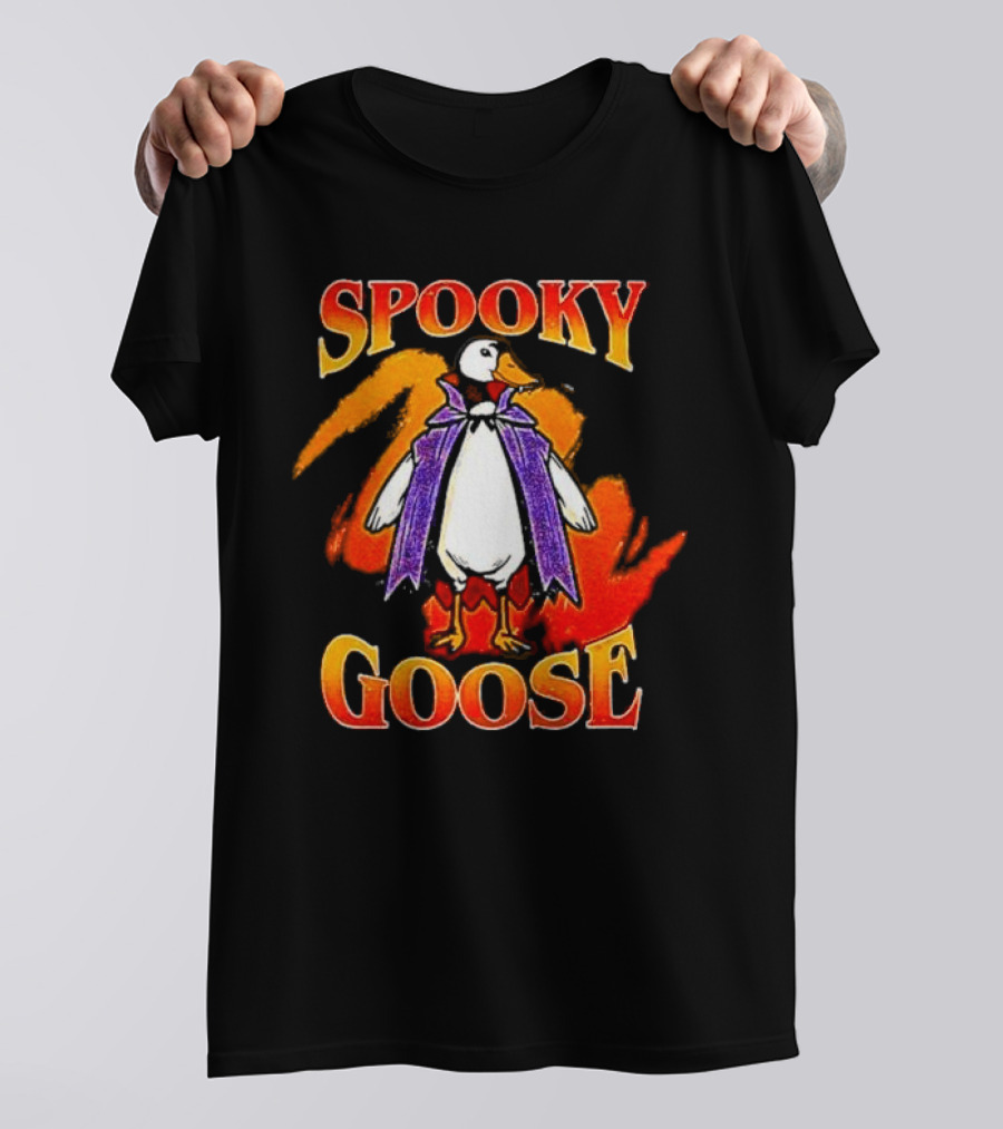 Spooky Goose Halloween 2024 Goose Dracula Costume T-Shirt