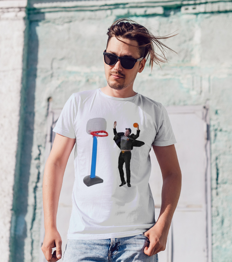Lil’ Elon Musk Dunk 2024 Basketball Jump Shot T-Shirt