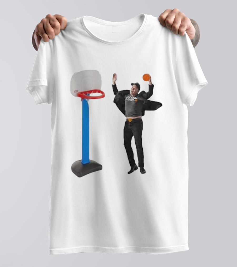 Lil’ Elon Musk Dunk 2024 Basketball Jump Shot T-Shirt