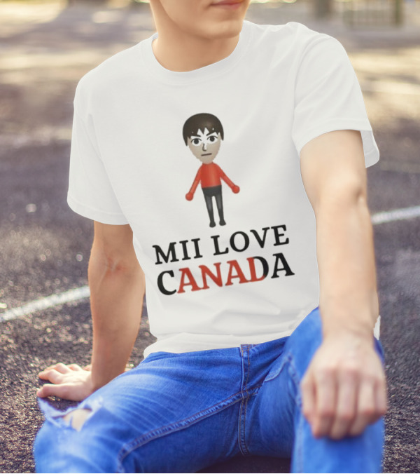 Mii Love Canada Iconic Character T-Shirt