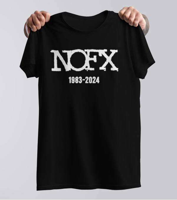 NOFX 1983-2024 San Pedro California Show October 6 T-Shirt