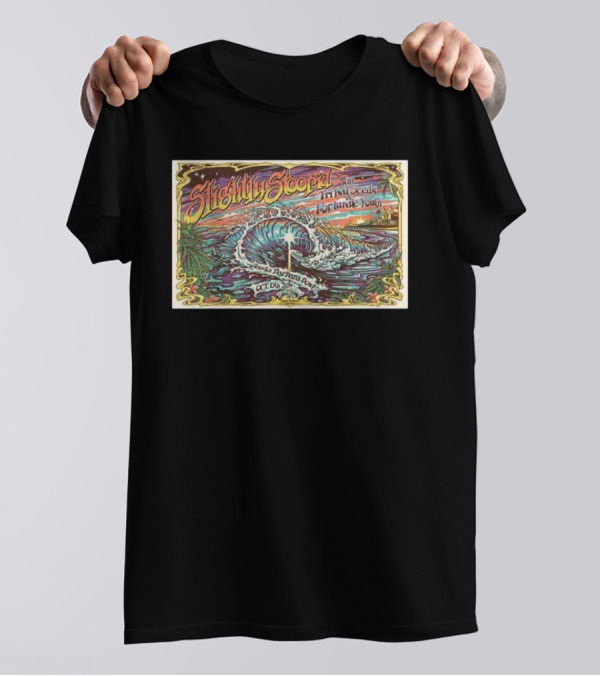 Slightly Stoopid With Tribal Seeds And Fortunate Youth Oct 6 2024 Santa Barbara Bowl Concert T-Shirt