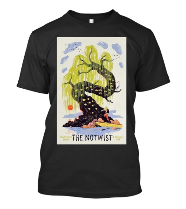 The Notwist Kalif Storch Erfurt Oktober 2024 Tour Willow Tree T-Shirt
