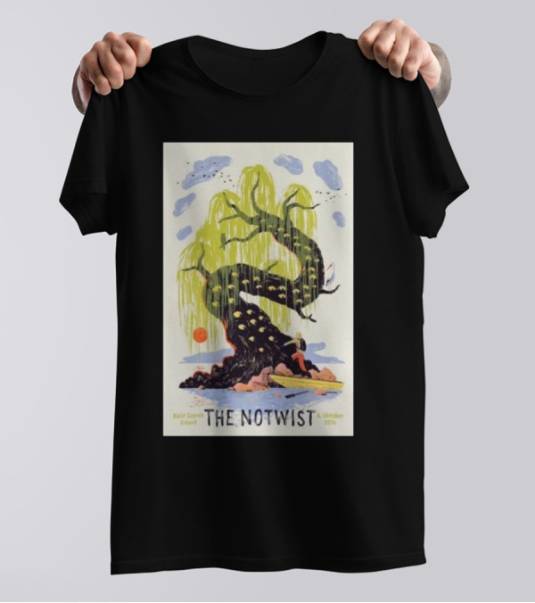 The Notwist Kalif Storch Erfurt Oktober 2024 Tour Willow Tree T-Shirt