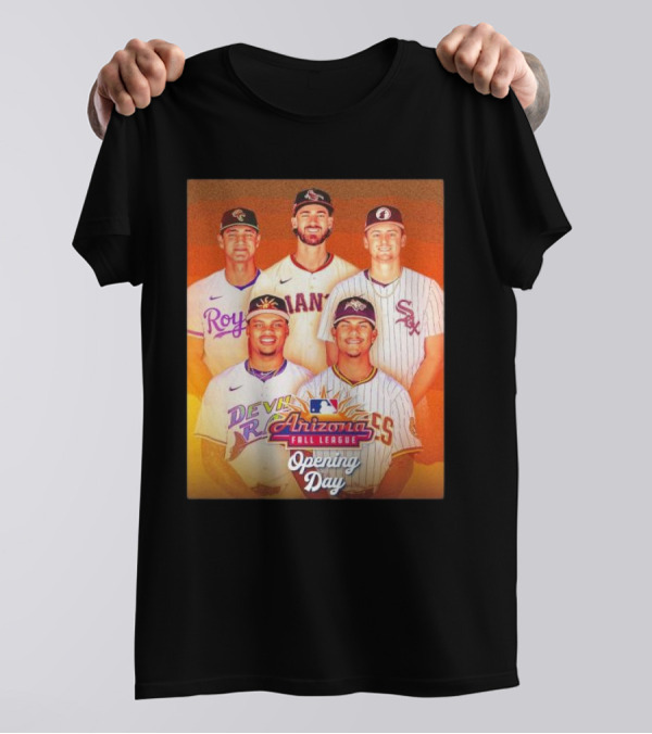 Arizona Fall League 2024 Opening Day MLB Players Royals Giants Sox Devils Rockies T-Shirt
