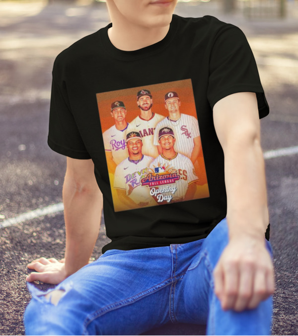 Arizona Fall League 2024 Opening Day MLB Players Royals Giants Sox Devils Rockies T-Shirt