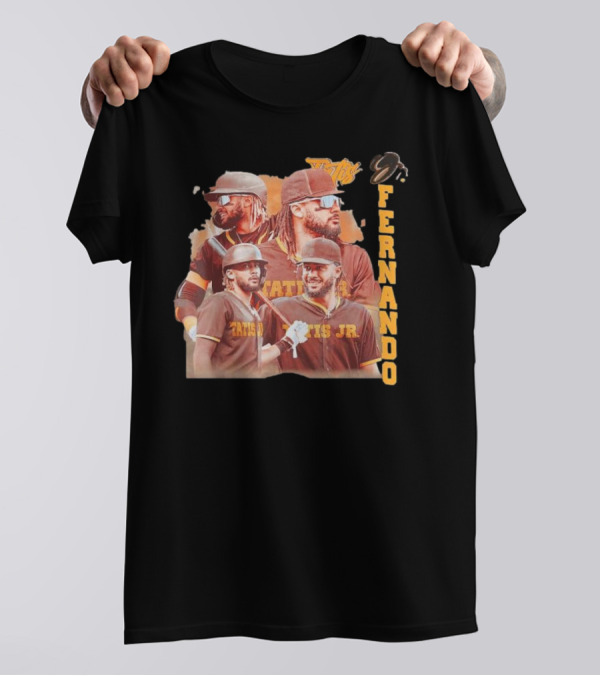 Fernando Tatis Jr San Diego Padres Vintage Collage Player Tatis Jr Fernando T-Shirt