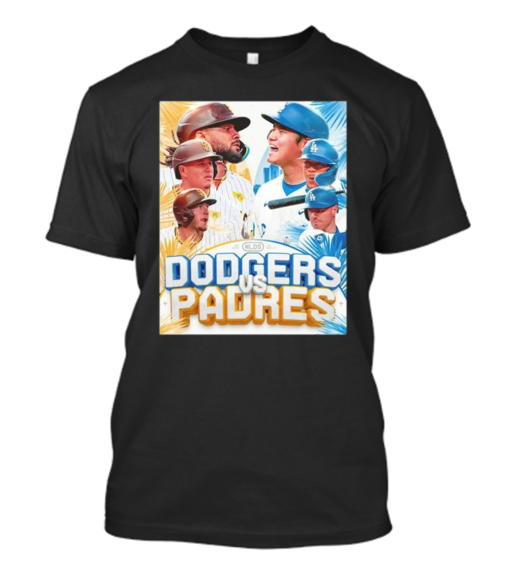 Dodgers Vs Padres 2024 NLDS Postseason Matchup T-Shirt