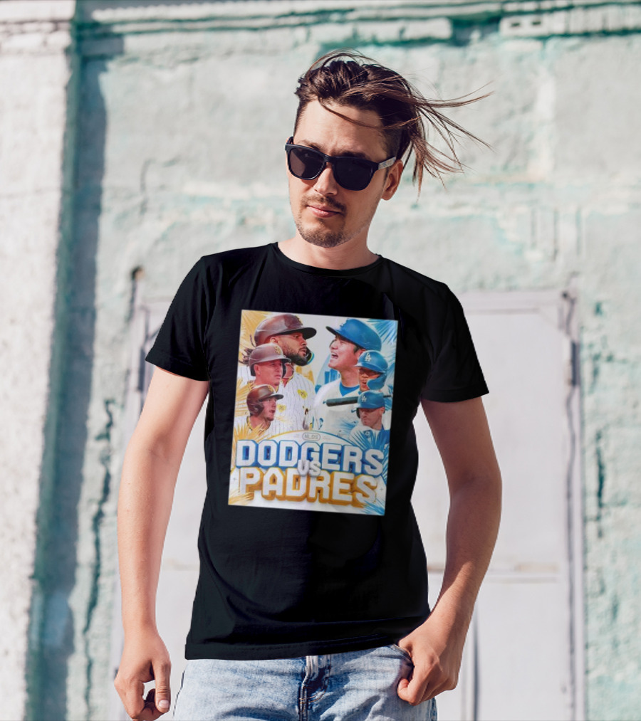 Dodgers Vs Padres 2024 NLDS Postseason Matchup T-Shirt