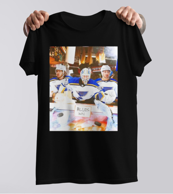 Blues Win St. Louis Hockey Victory T-Shirt