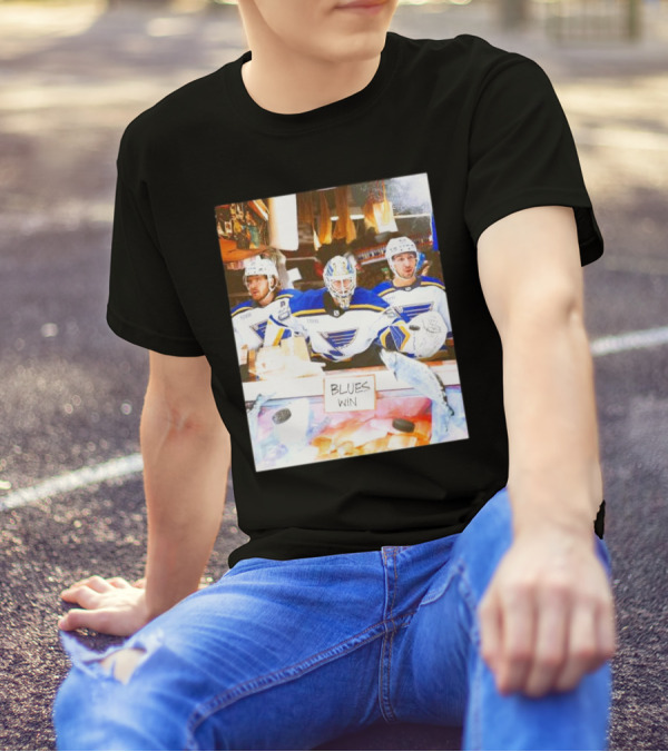 Blues Win St. Louis Hockey Victory T-Shirt