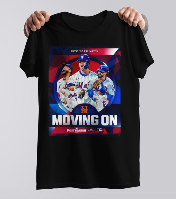New York Mets Moving On Postseason 2024 NLCS T-Shirt