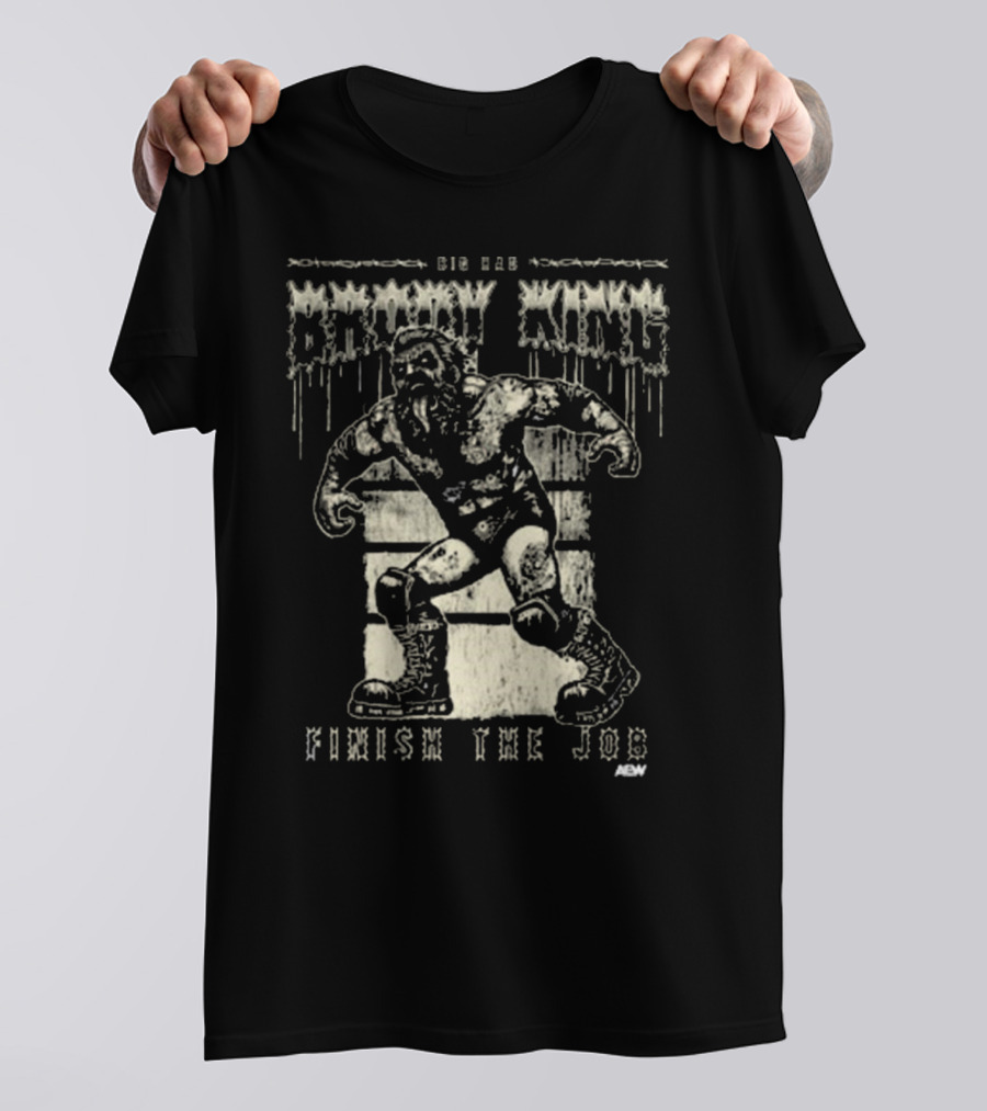 Big LGB Brody King Finish The Job AEW T-Shirt