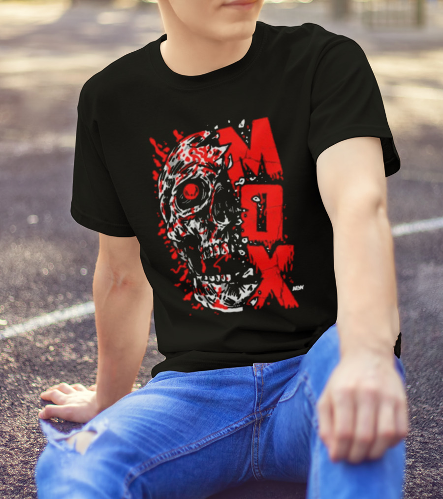 MOX Skull AEW Jon Moxley To The Bone T-Shirt