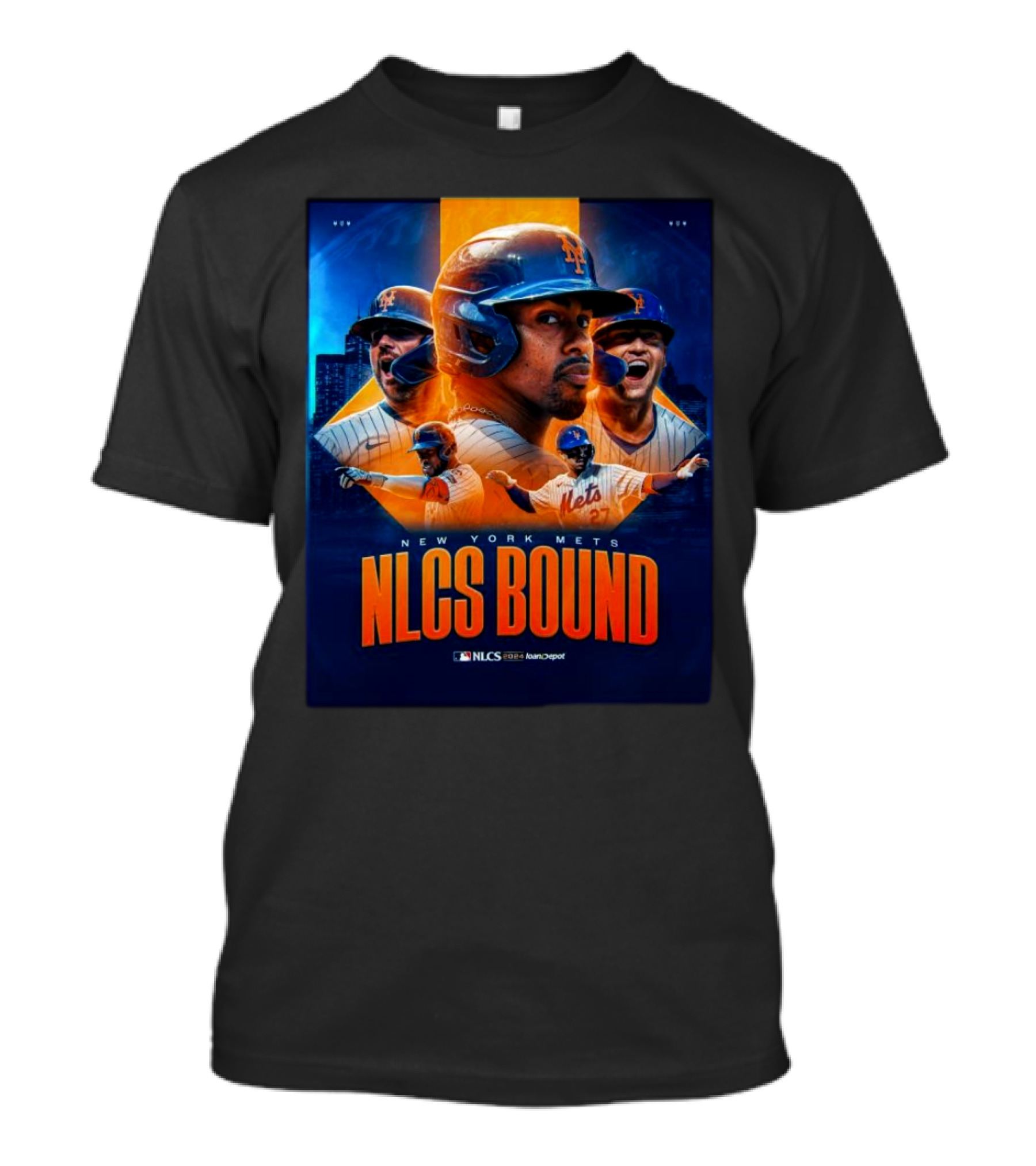 New York Mets NLCS Bound 2024 Players In Action T-Shirt