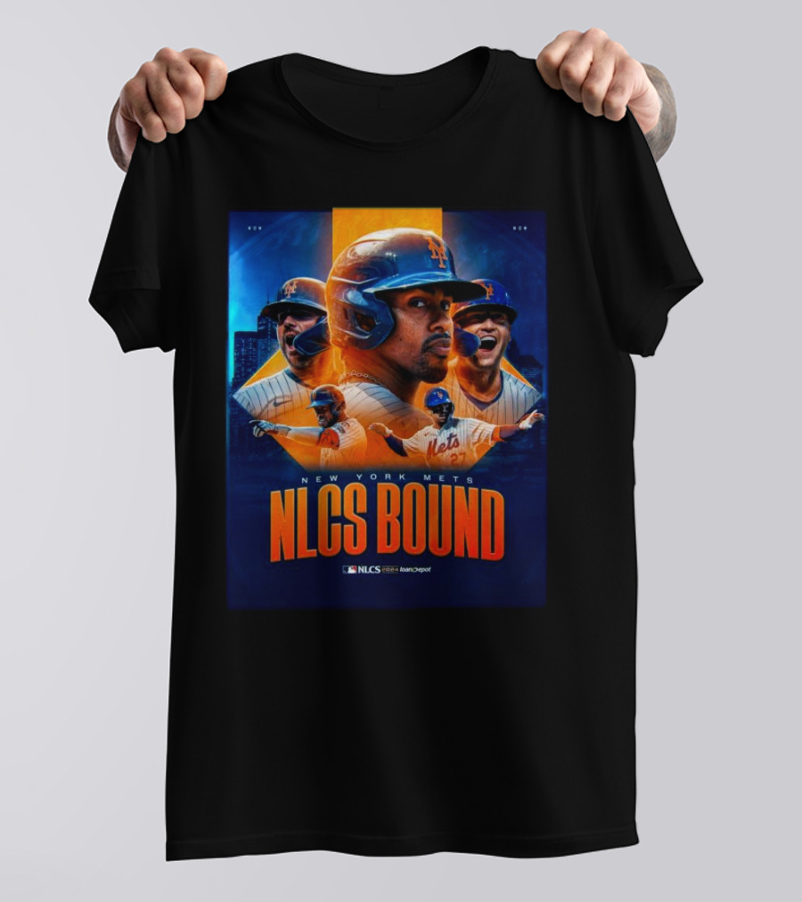 New York Mets NLCS Bound 2024 Players In Action T-Shirt