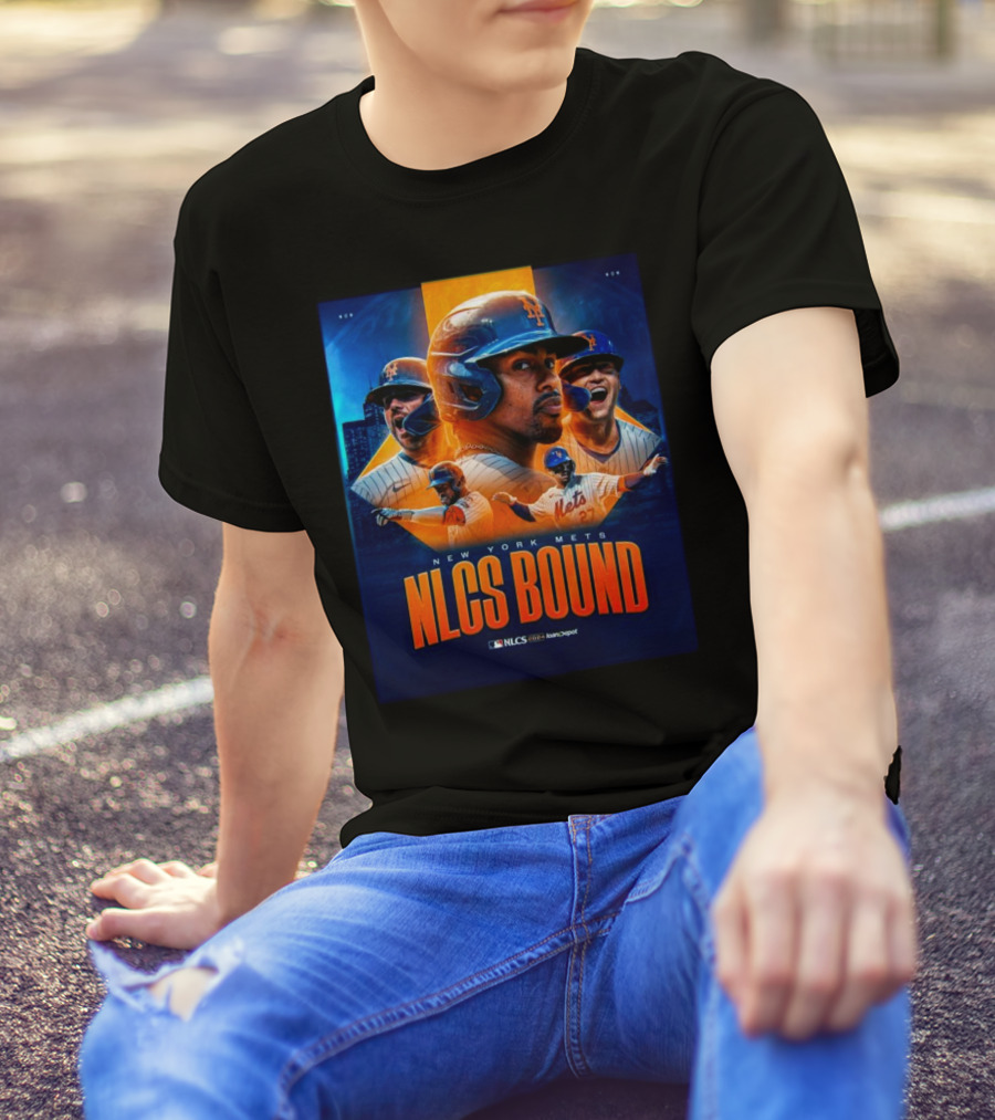 New York Mets NLCS Bound 2024 Players In Action T-Shirt
