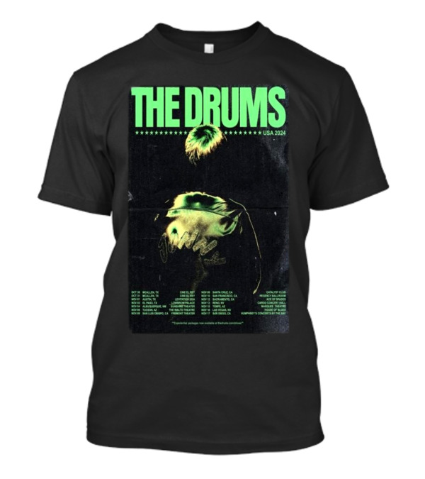 The Drums USA 2024 Tour Dates And Venues T-Shirt