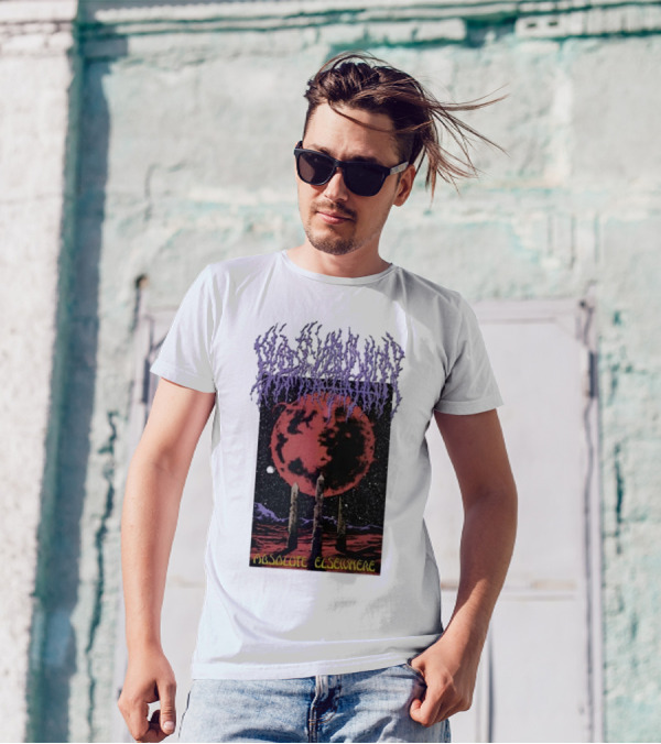 Blood Incantation All Life Is Temporary 2024 Absolute Elsewhere Red Planet Monoliths T-Shirt