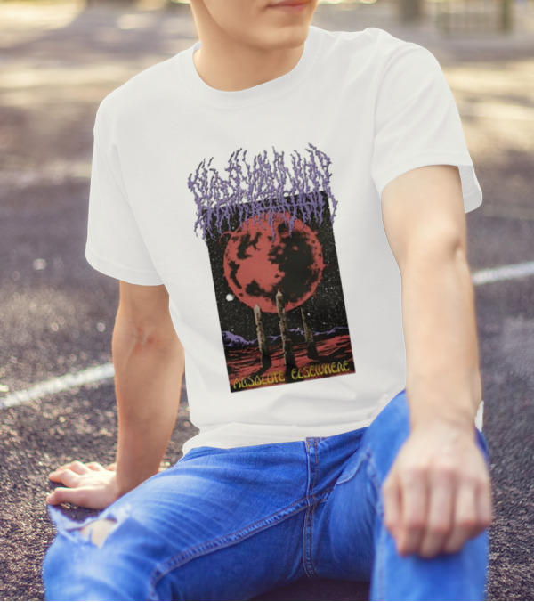 Blood Incantation All Life Is Temporary 2024 Absolute Elsewhere Red Planet Monoliths T-Shirt