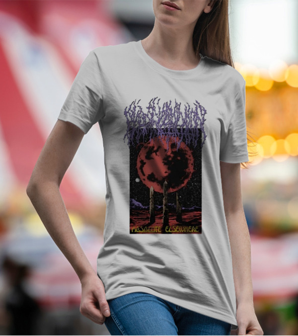 Blood Incantation All Life Is Temporary 2024 Absolute Elsewhere Red Planet Monoliths T-Shirt