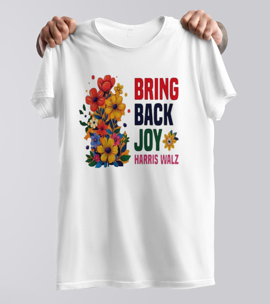 Bring Back Joy Harris Walz Floral T-Shirt