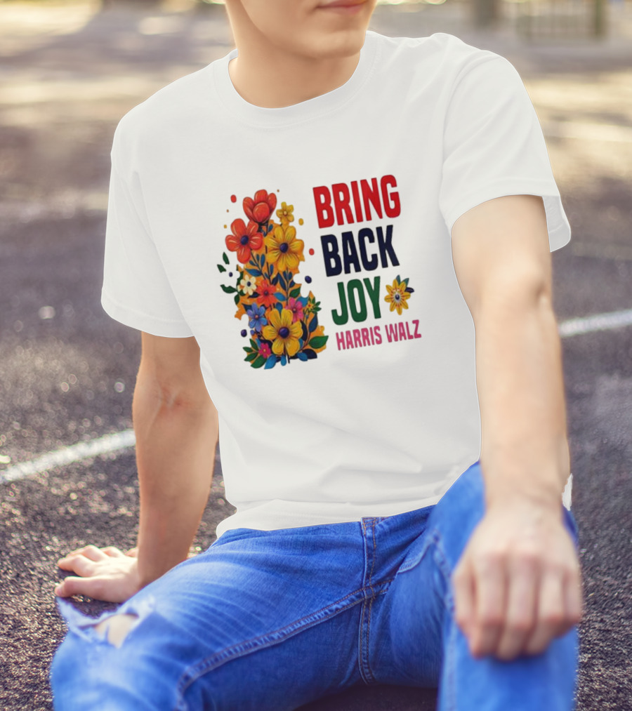 Bring Back Joy Harris Walz Floral T-Shirt