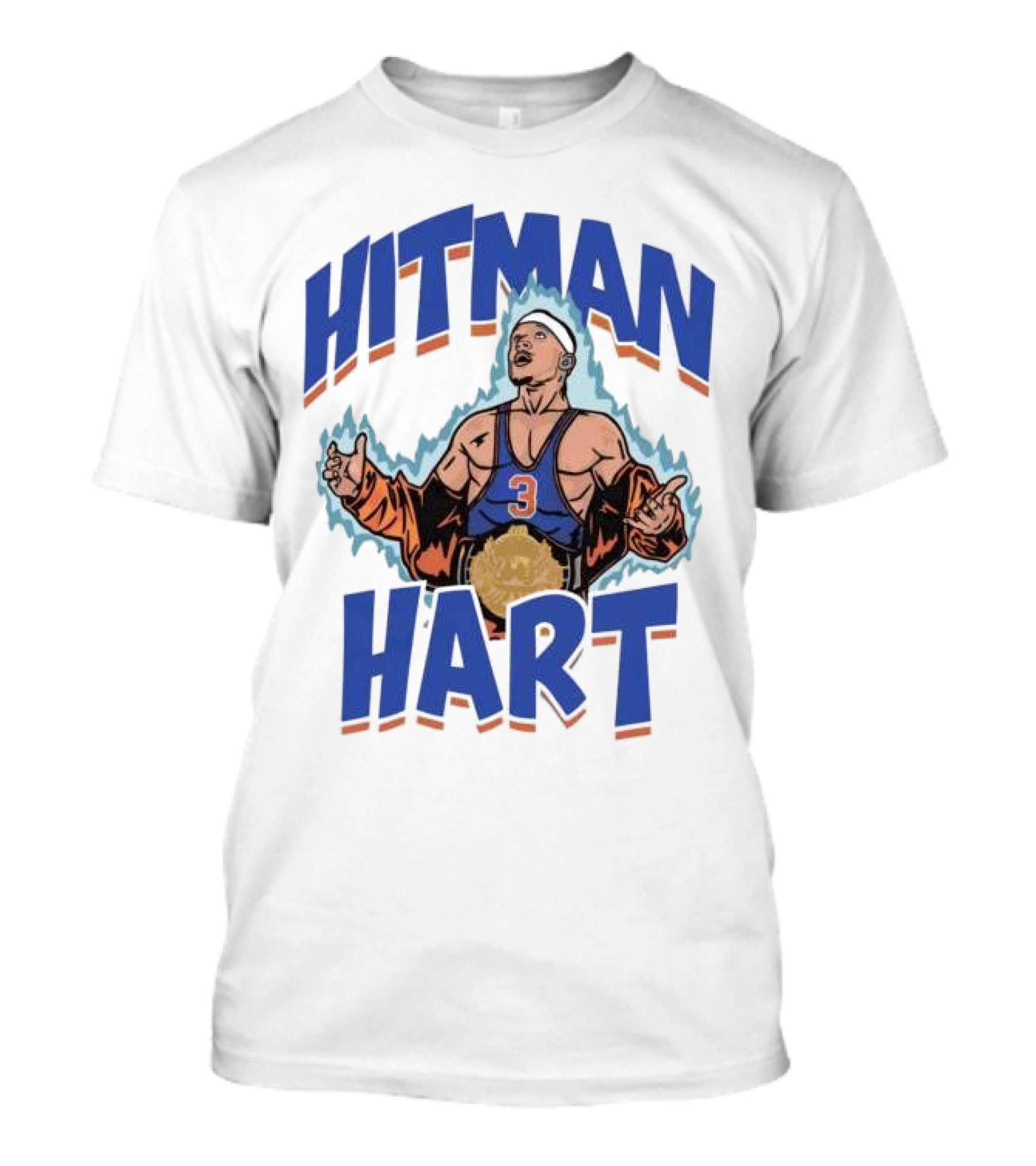 Hitman Hart Josh New York Knicks Championship Spirit T-Shirt