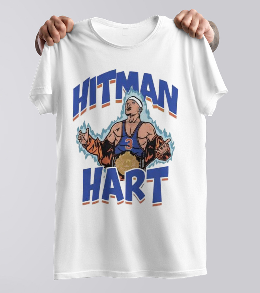 Hitman Hart Josh New York Knicks Championship Spirit T-Shirt