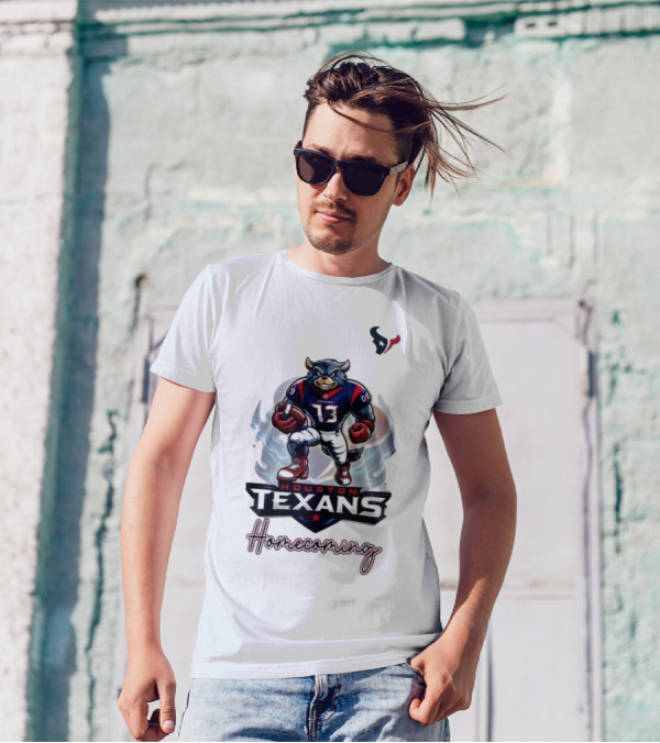 Houston Texans Mascot Homecoming Football Event T-Shirt