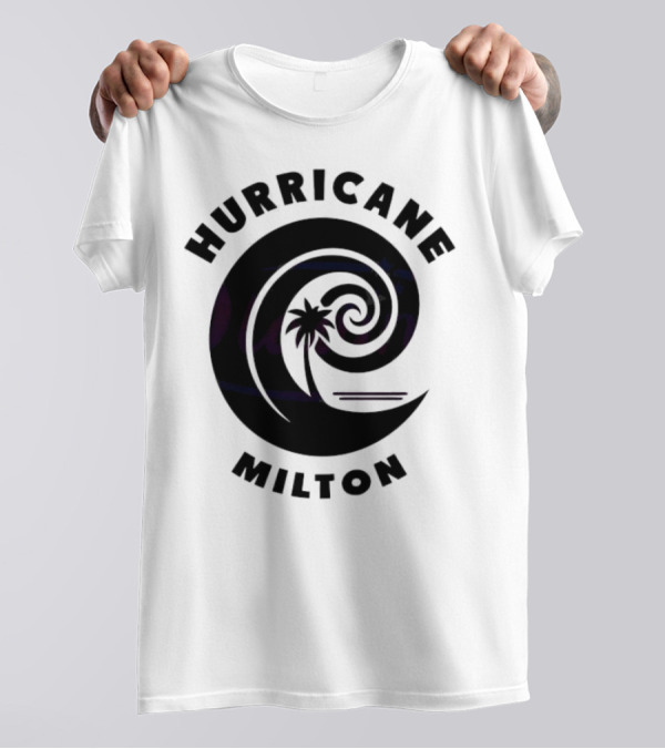 Hurricane Milton 2024 Season Wave And Palm T-Shirt