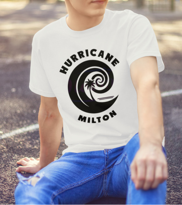 Hurricane Milton 2024 Season Wave And Palm T-Shirt