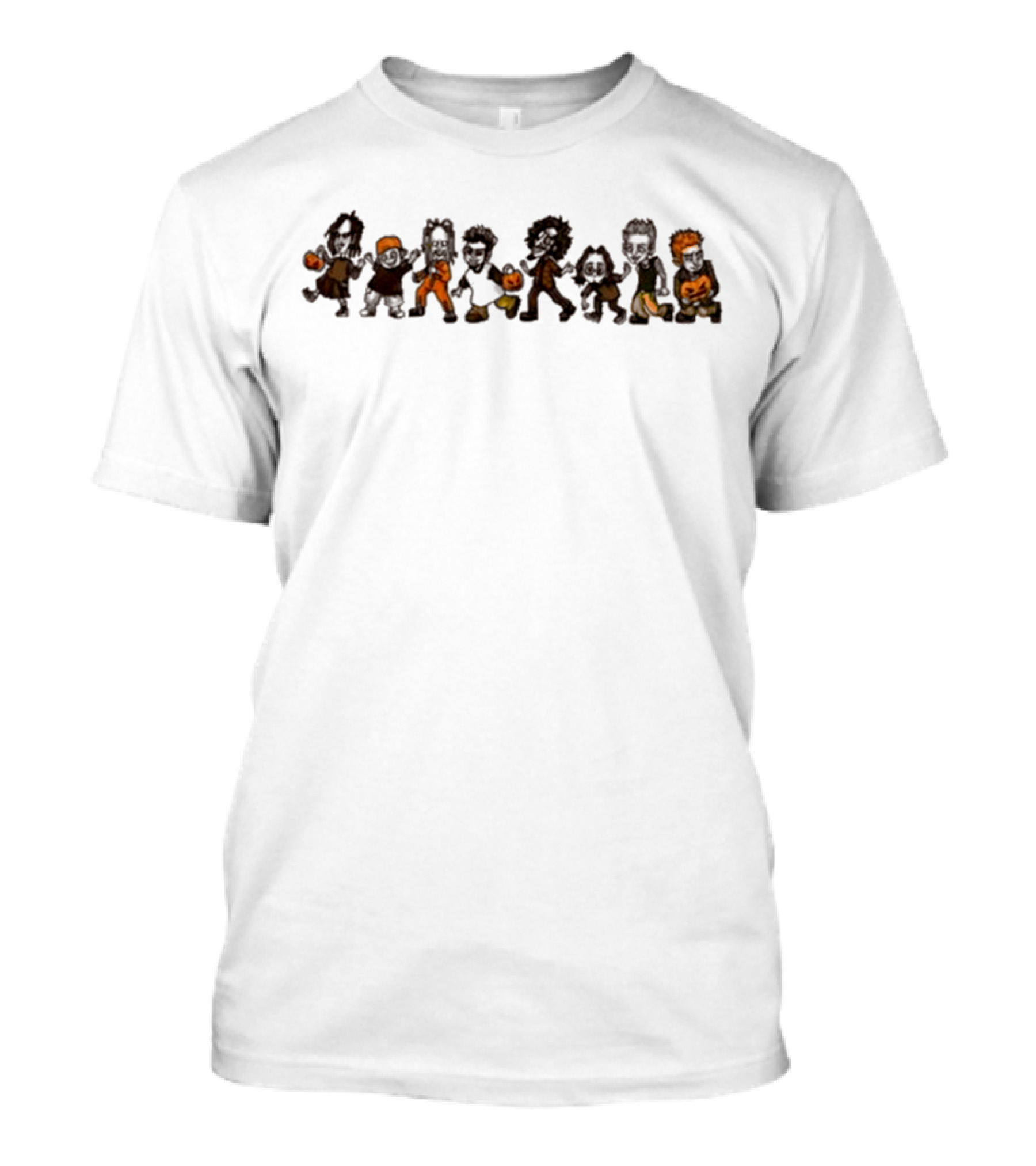 Nu Metal Trick Or Treaters Halloween Cartoon Characters T-Shirt