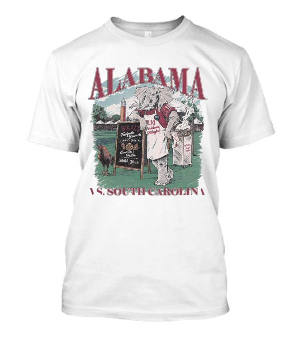 Alabama Crimson Tide Vs South Carolina October 12 2024 Big Al's Tailgate Saban Field Bryant T-Shirt