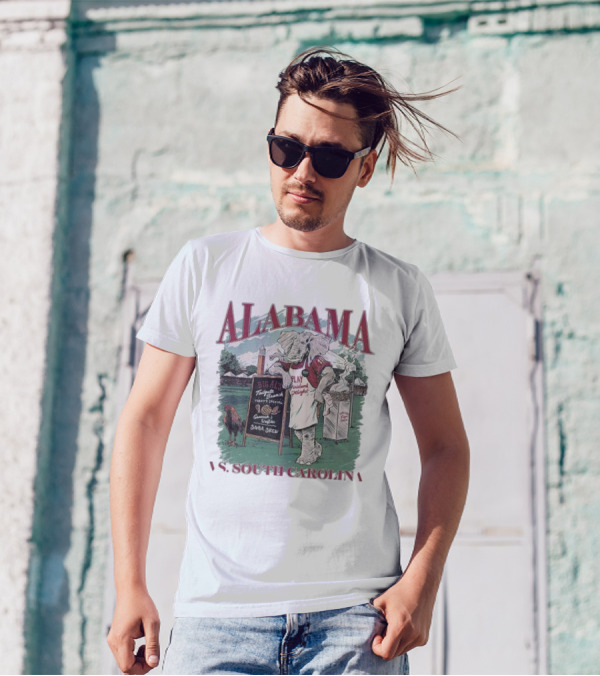 Alabama Crimson Tide Vs South Carolina October 12 2024 Big Al's Tailgate Saban Field Bryant T-Shirt
