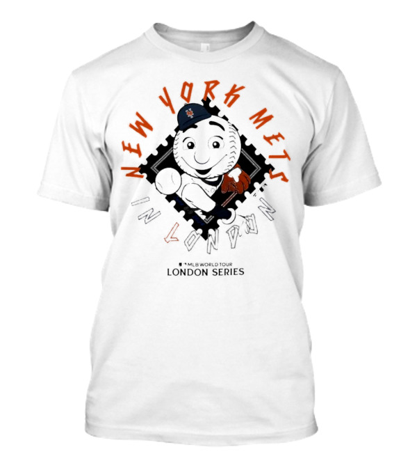 New York Mets In London MLB World Tour London Series 2024 Mascot T-Shirt