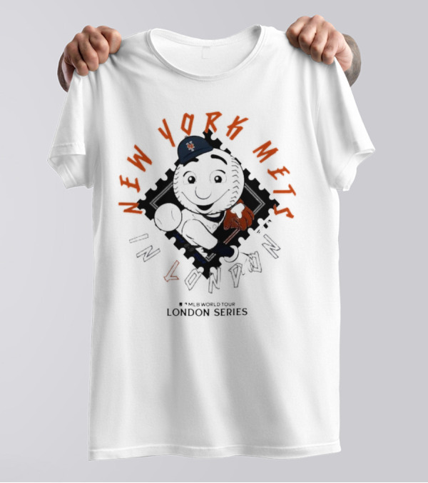 New York Mets In London MLB World Tour London Series 2024 Mascot T-Shirt