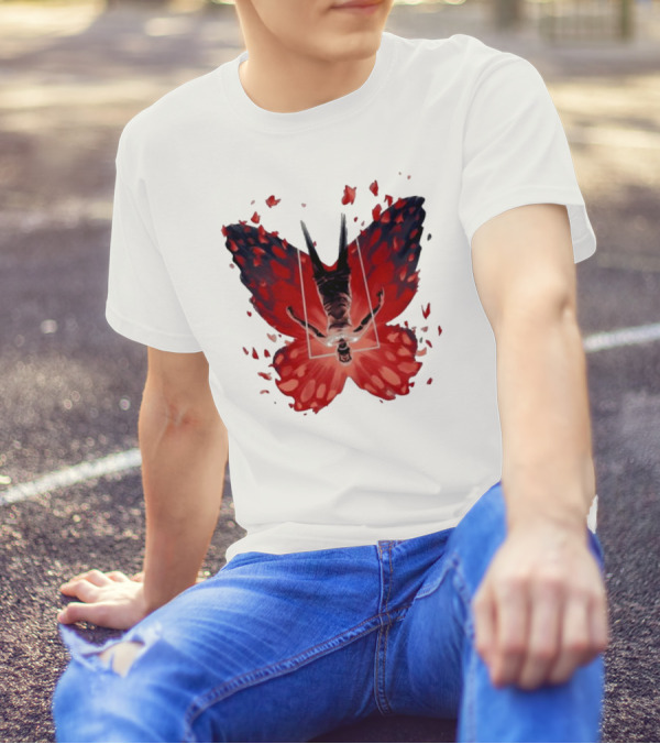 Silent Hill 2 Coicted Form Red Butterfly T-Shirt