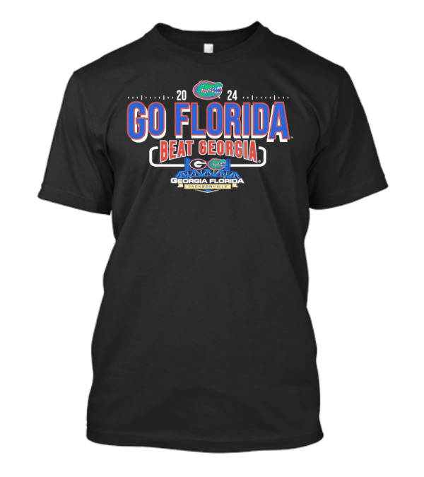 Florida Gators Vs Georgia Bulldogs Go Florida Beat Georgia 2024 Rivalry Jacksonville T-Shirt
