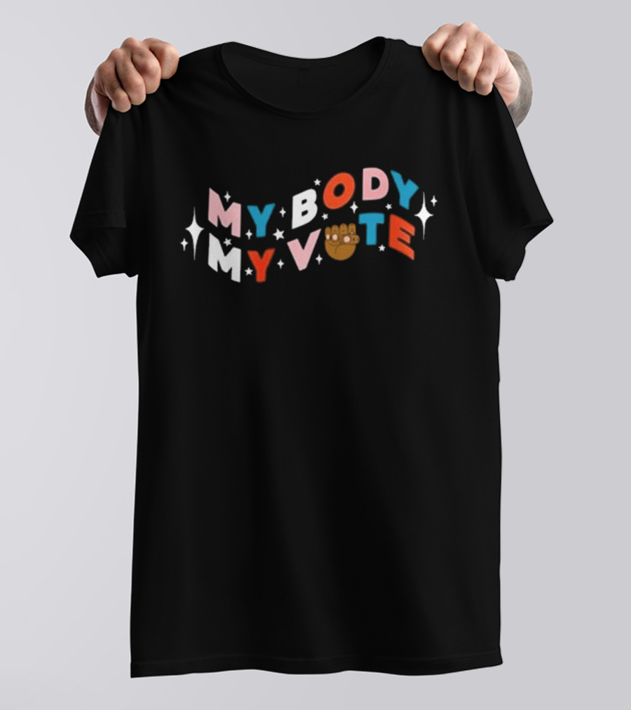 Kim Gordon My Body My Vote Activist Empowerment T-Shirt