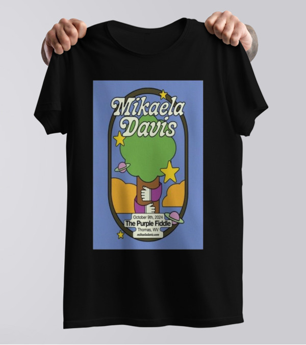 Mikaela Davis October 9 2024 The Purple Fiddle Thomas WV T-Shirt