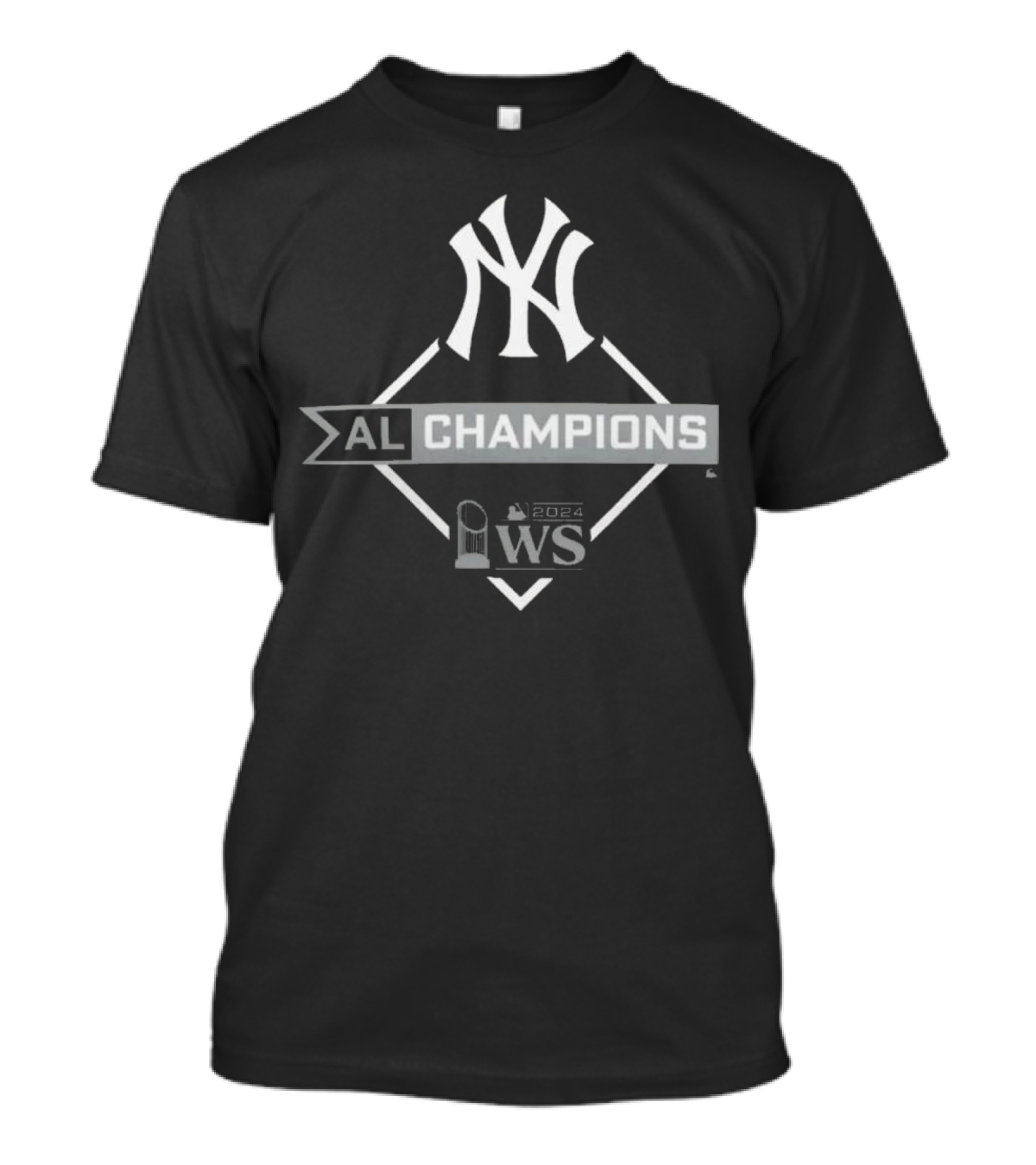 New York Yankees 2024 AL Champions WS Diamond T-Shirt